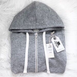 Reflex Heather Gray Zip-Up Hoodie